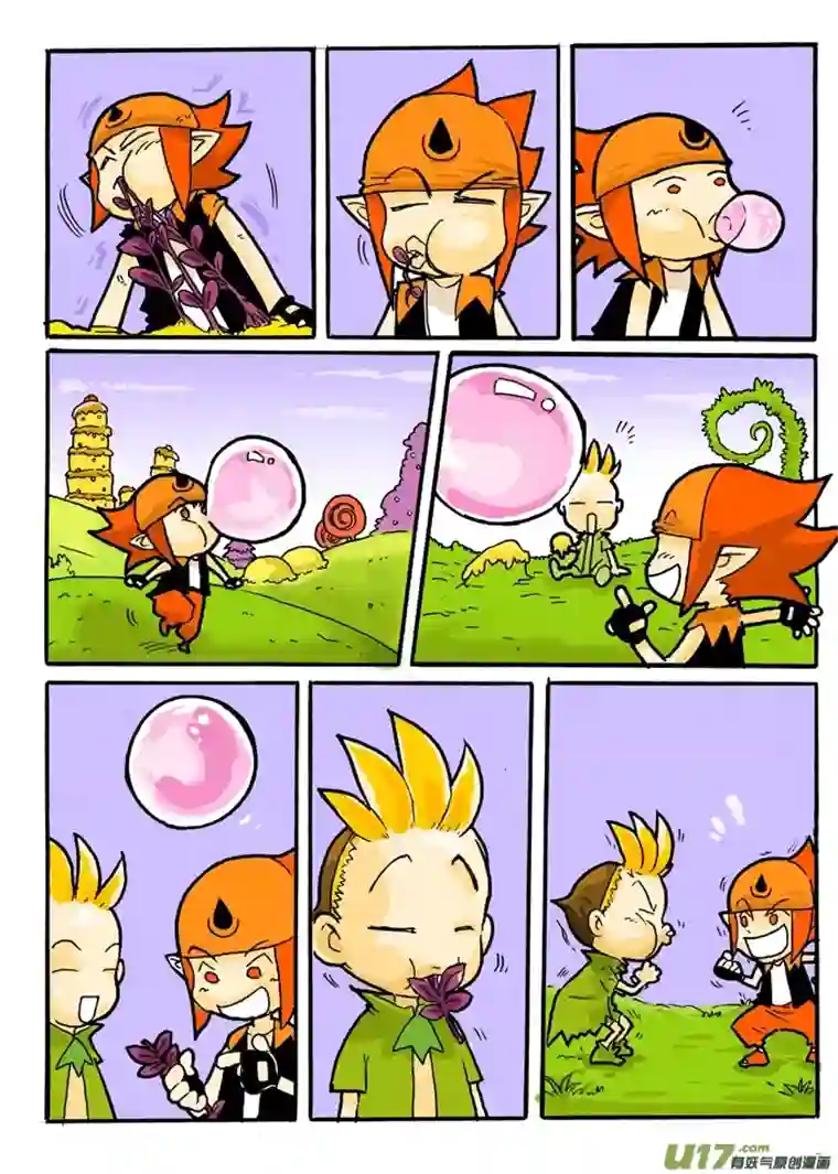 小小星球吹泡泡