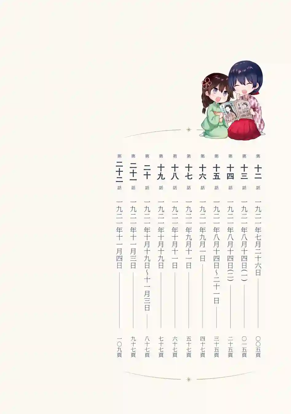 花漾少女 大正映月2卷彩页