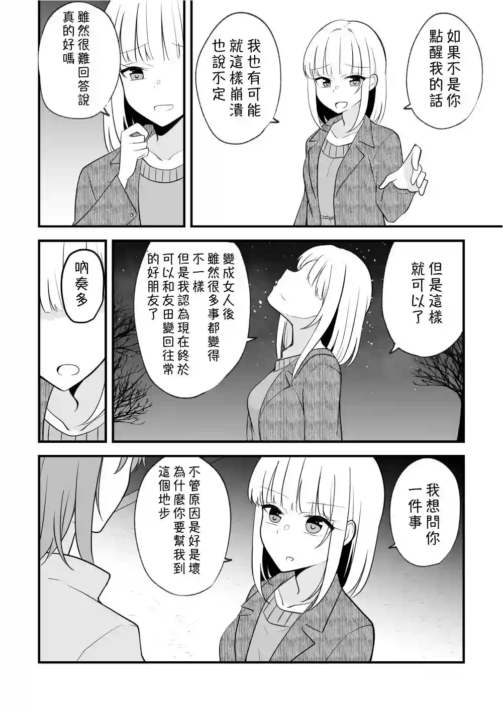 没关系，就算你变成女人了我们还是好朋友！第85话