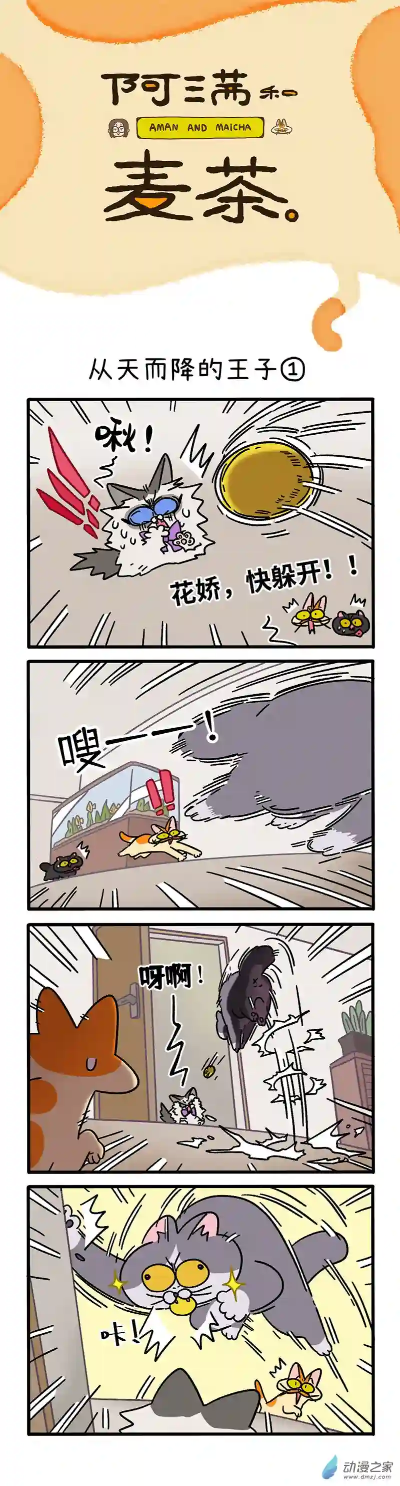 阿满和麦茶第100话上 从天而降的王子（上）