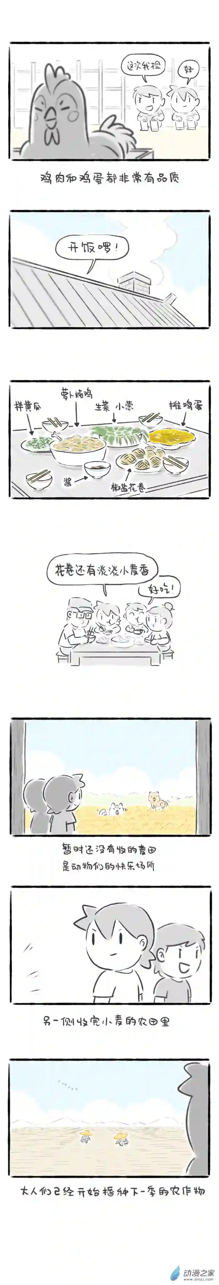 绵绵细雨织回忆77话 小麦熟了