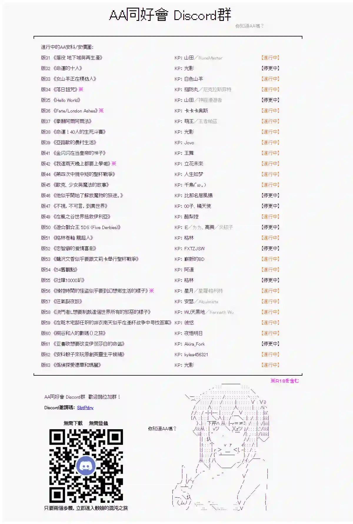 安价／安科决定的克苏鲁神话TRPG神隠之物语 ～御先BUS～ 04
