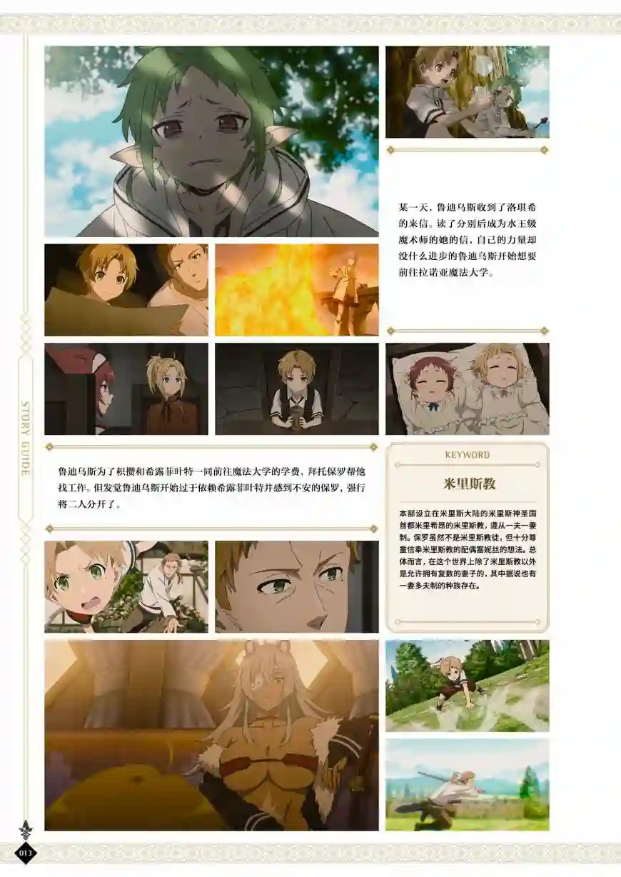 动画 无职转生~到了异世界就拿出真本事~完全设定资料集全一卷