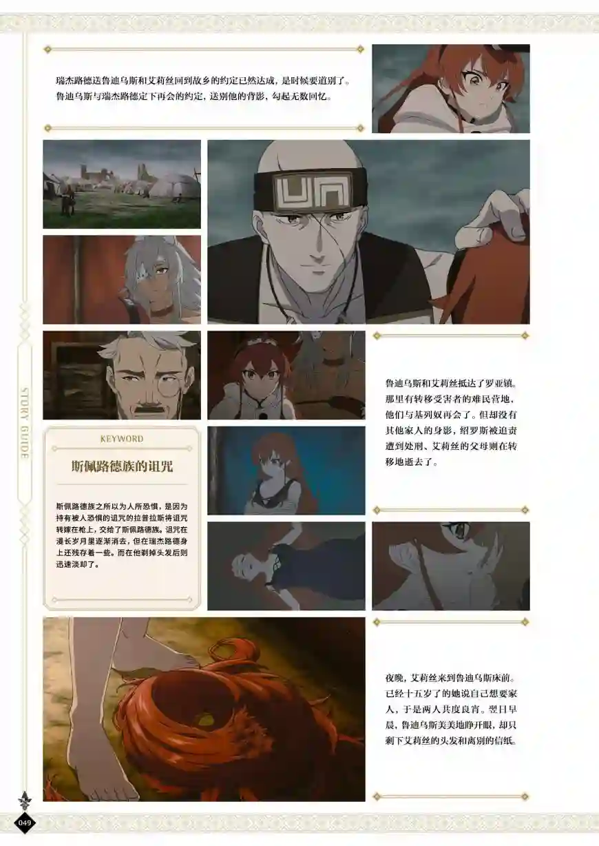 动画 无职转生~到了异世界就拿出真本事~完全设定资料集全一卷