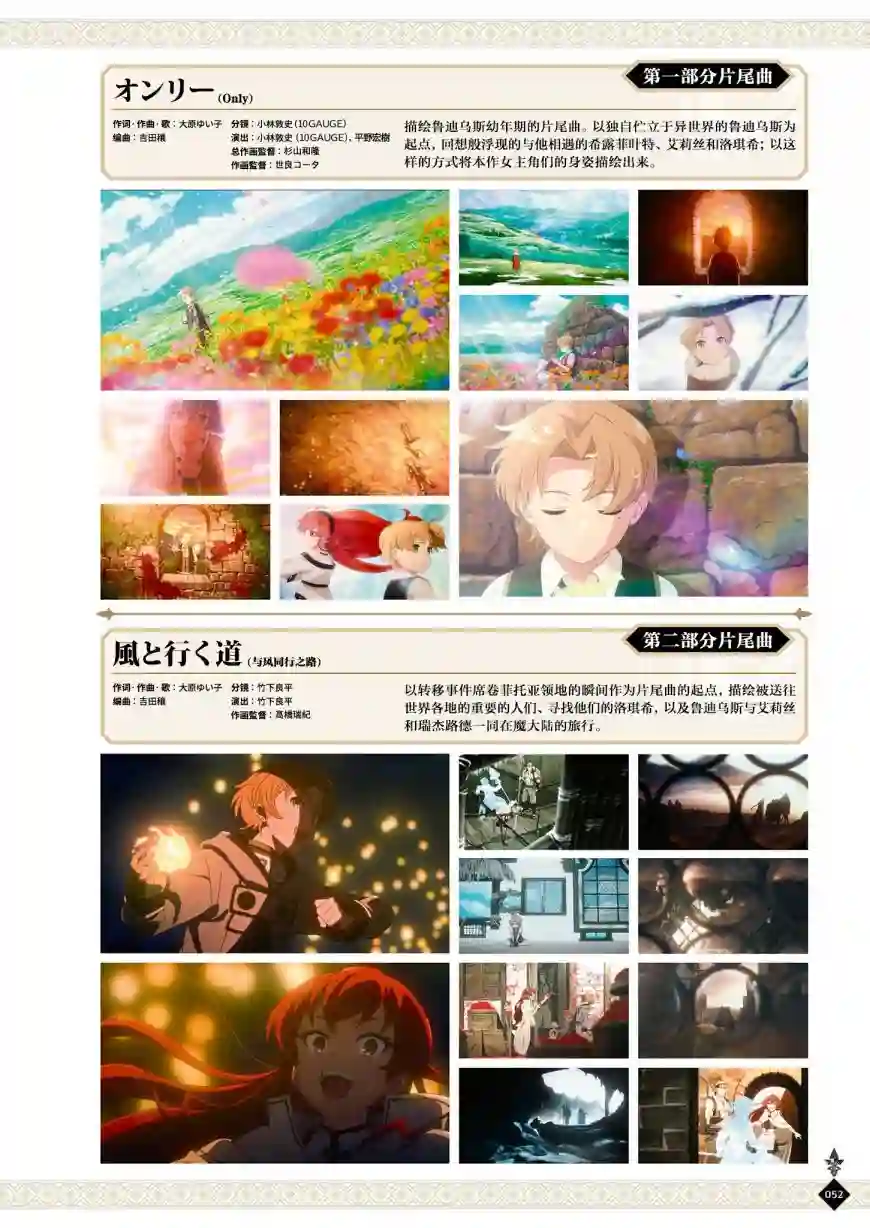 动画 无职转生~到了异世界就拿出真本事~完全设定资料集全一卷