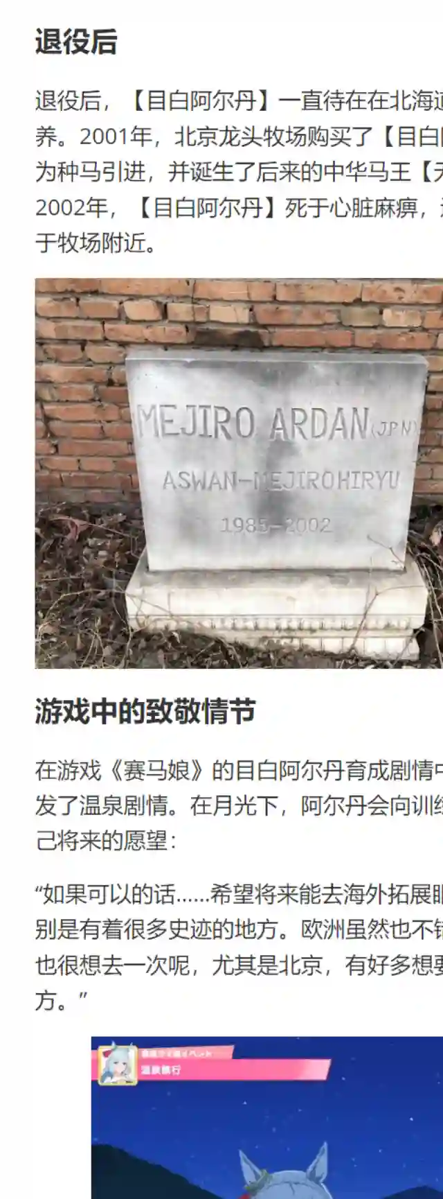 赛马娘：芦毛灰姑娘第84话