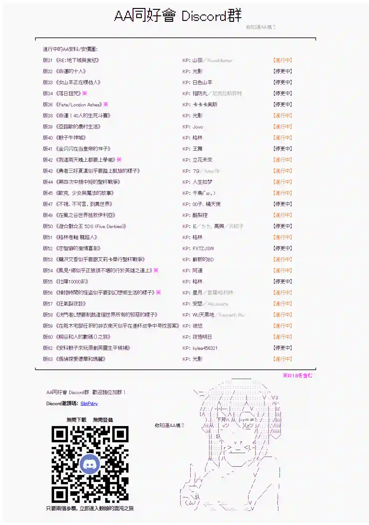 安价／安科决定的克苏鲁神话TRPG神隠之物语 ～御先BUS～ 08