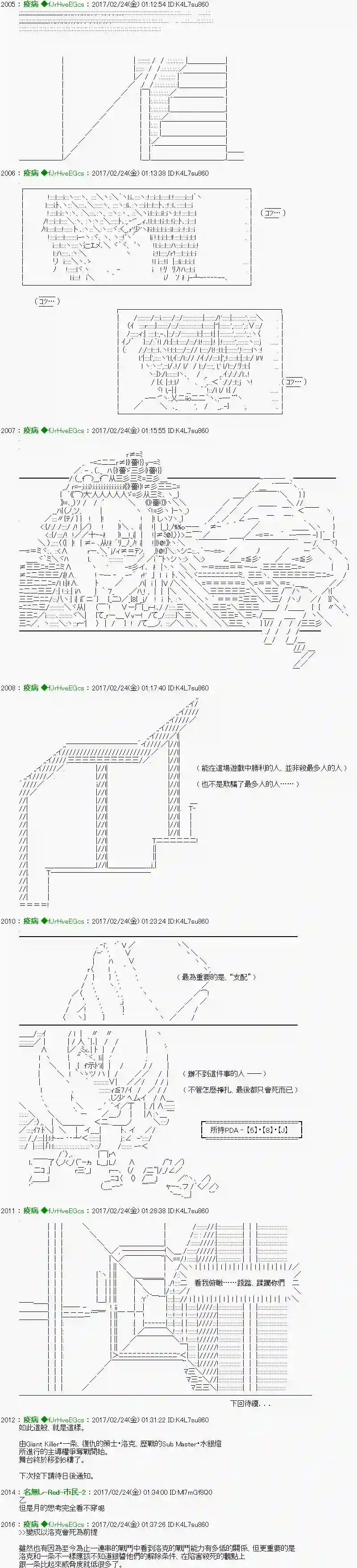 他们要在KILLER QUEEN中厮杀到最后的样子Ep.35 「　３日目 62：00～65：00　」