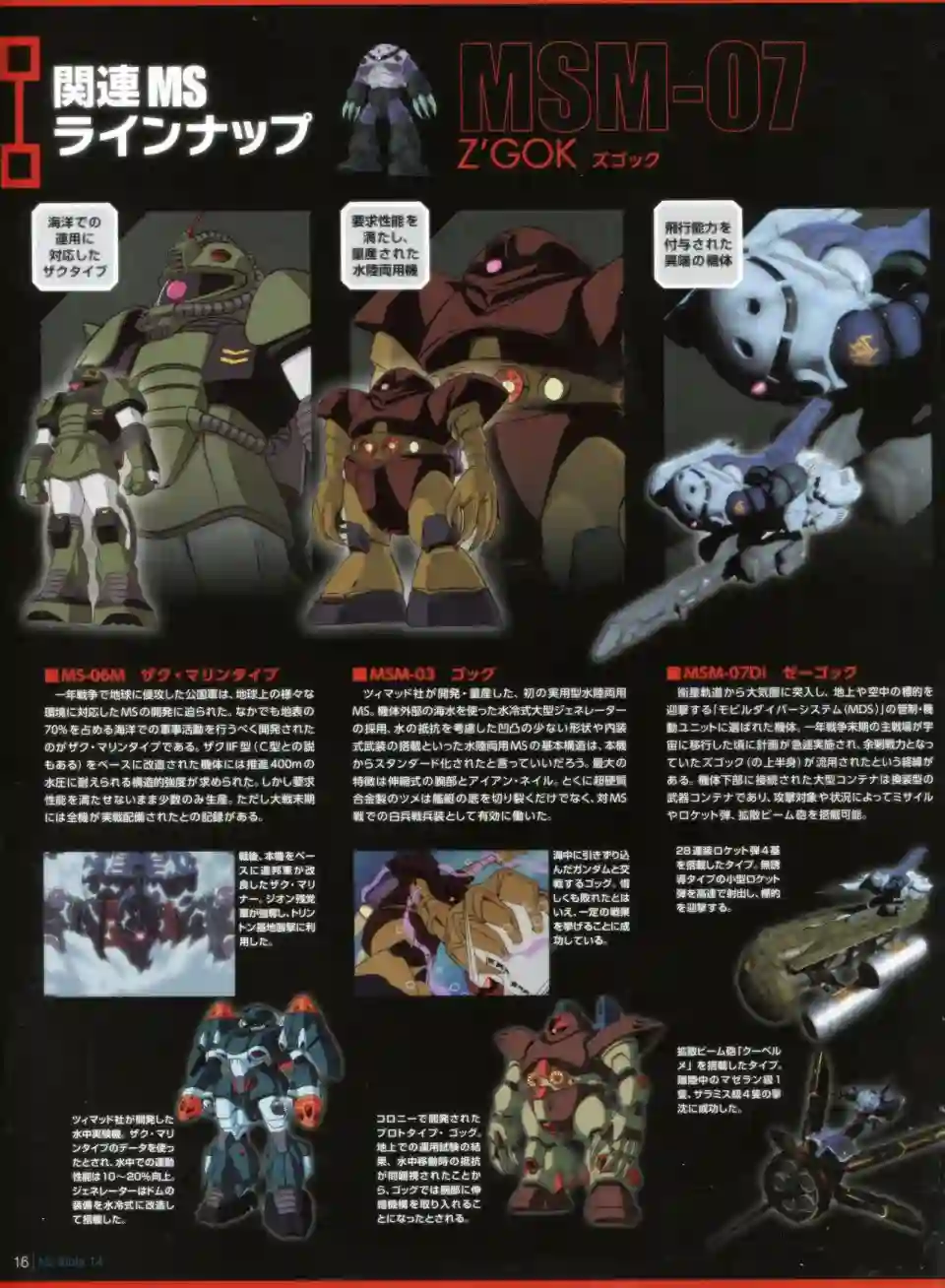Gundam Mobile Suit Bible第14卷