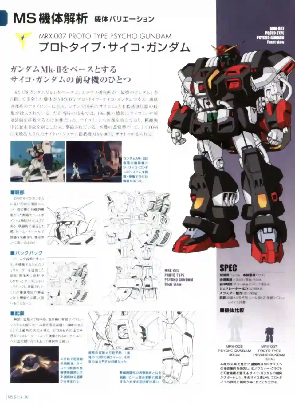 Gundam Mobile Suit Bible第36卷