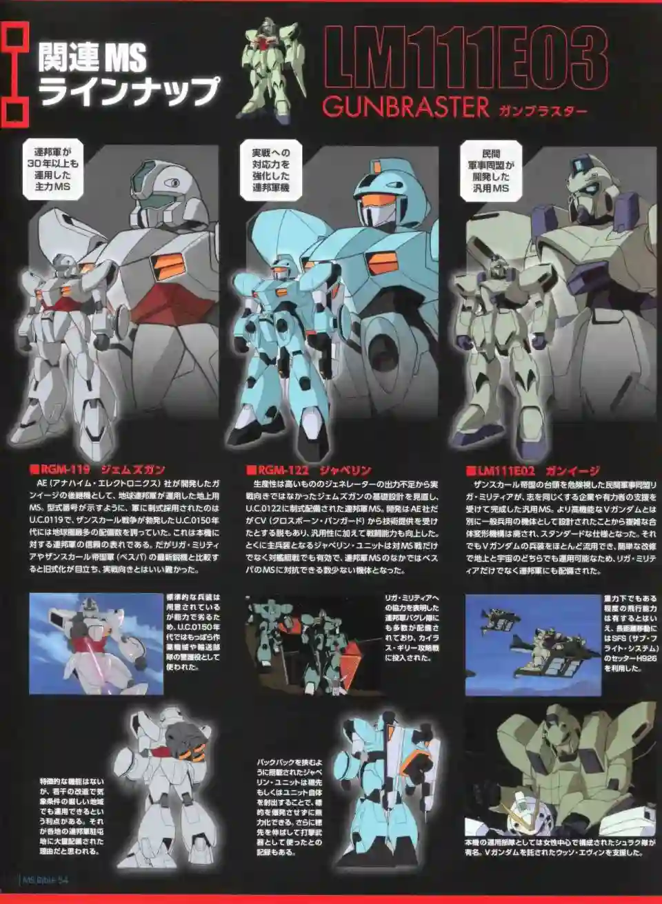 Gundam Mobile Suit Bible第54卷