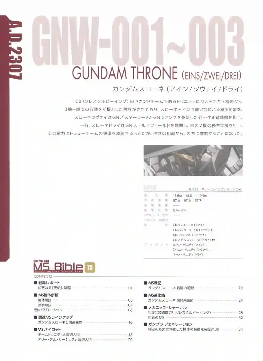 Gundam Mobile Suit Bible第75卷