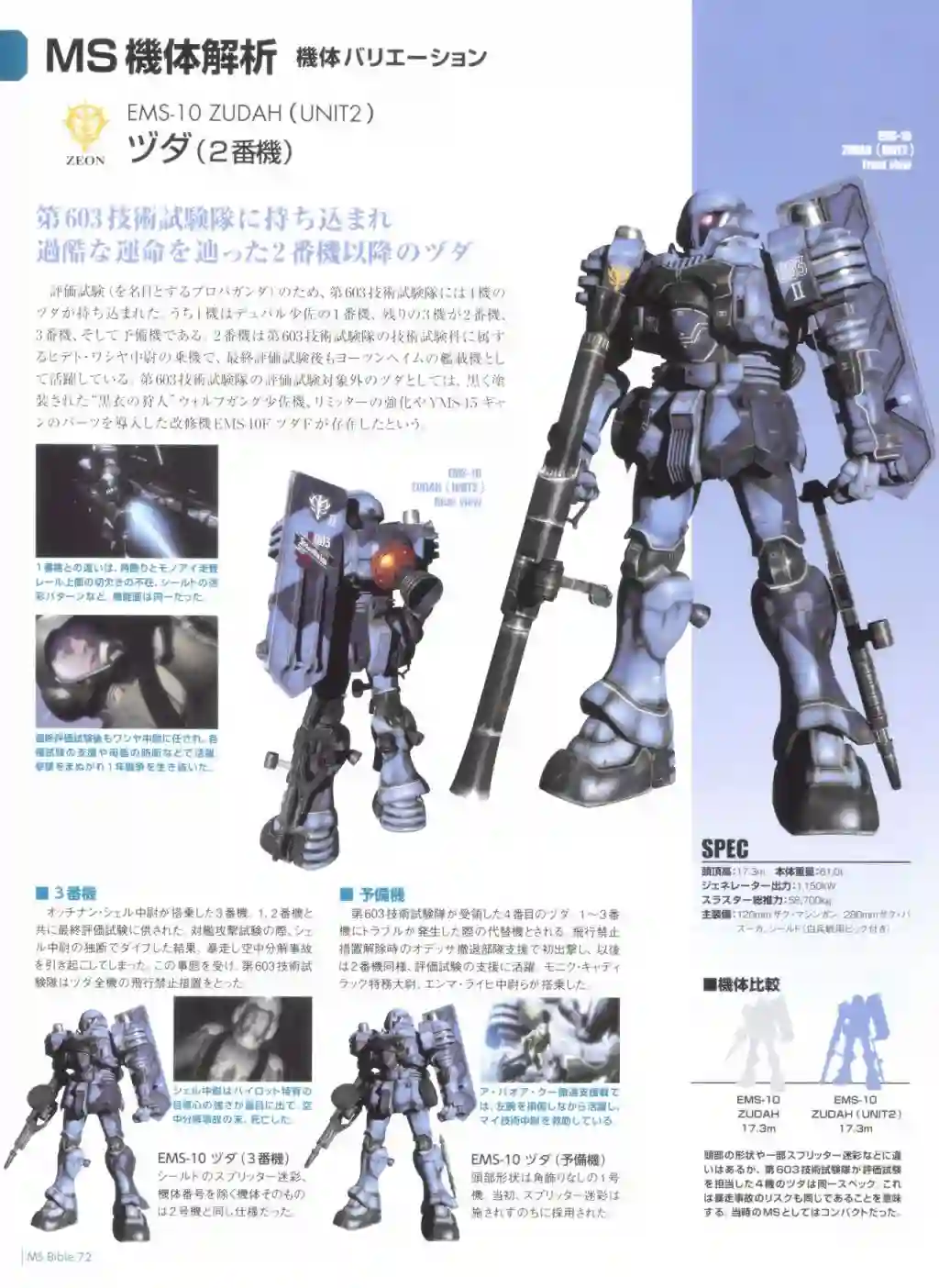 Gundam Mobile Suit Bible第72卷