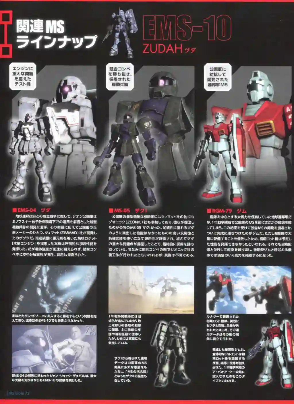 Gundam Mobile Suit Bible第72卷