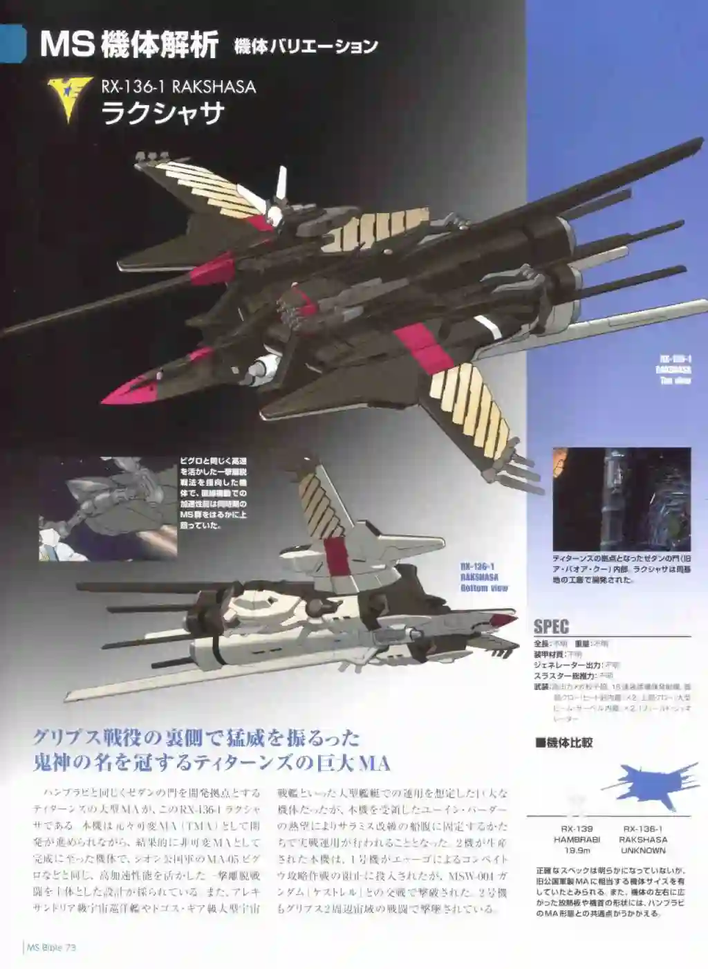Gundam Mobile Suit Bible第73卷