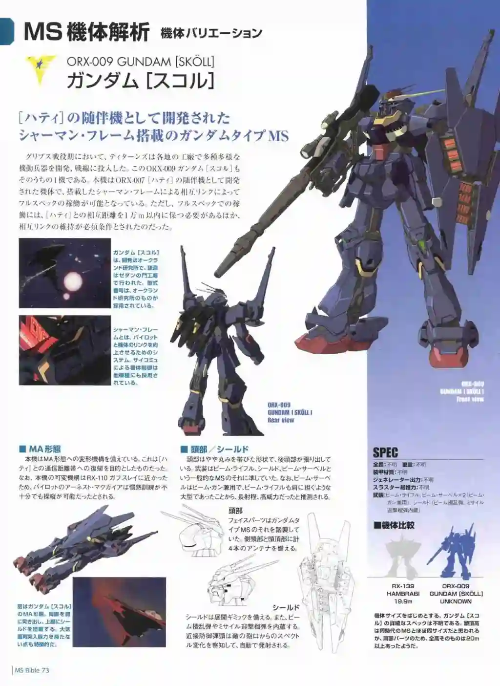 Gundam Mobile Suit Bible第73卷