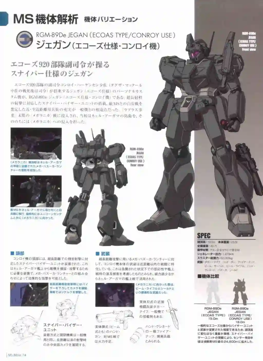 Gundam Mobile Suit Bible第74卷