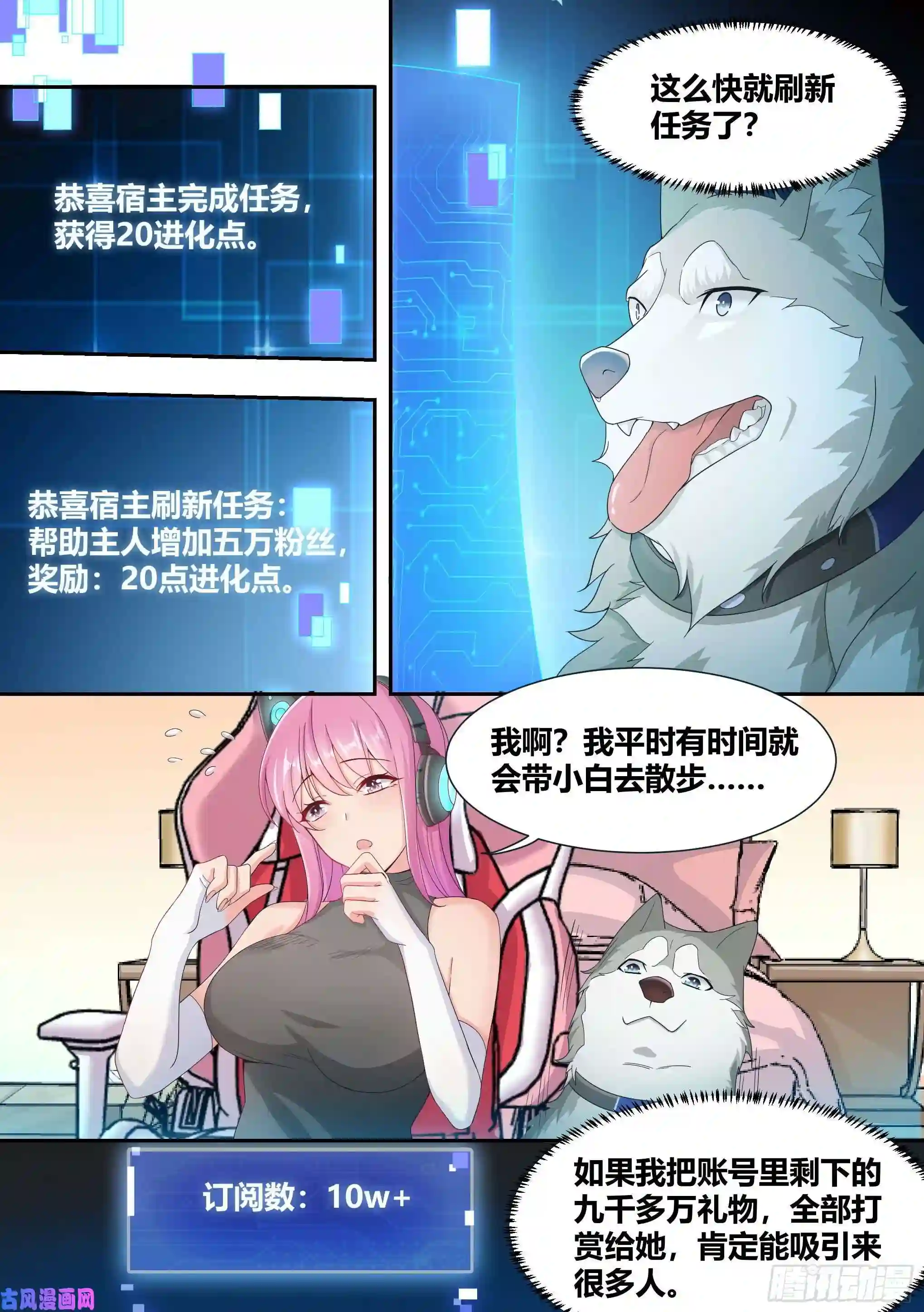 直播：女神家的哈士奇天秀6-小白，这下我们无家可归了