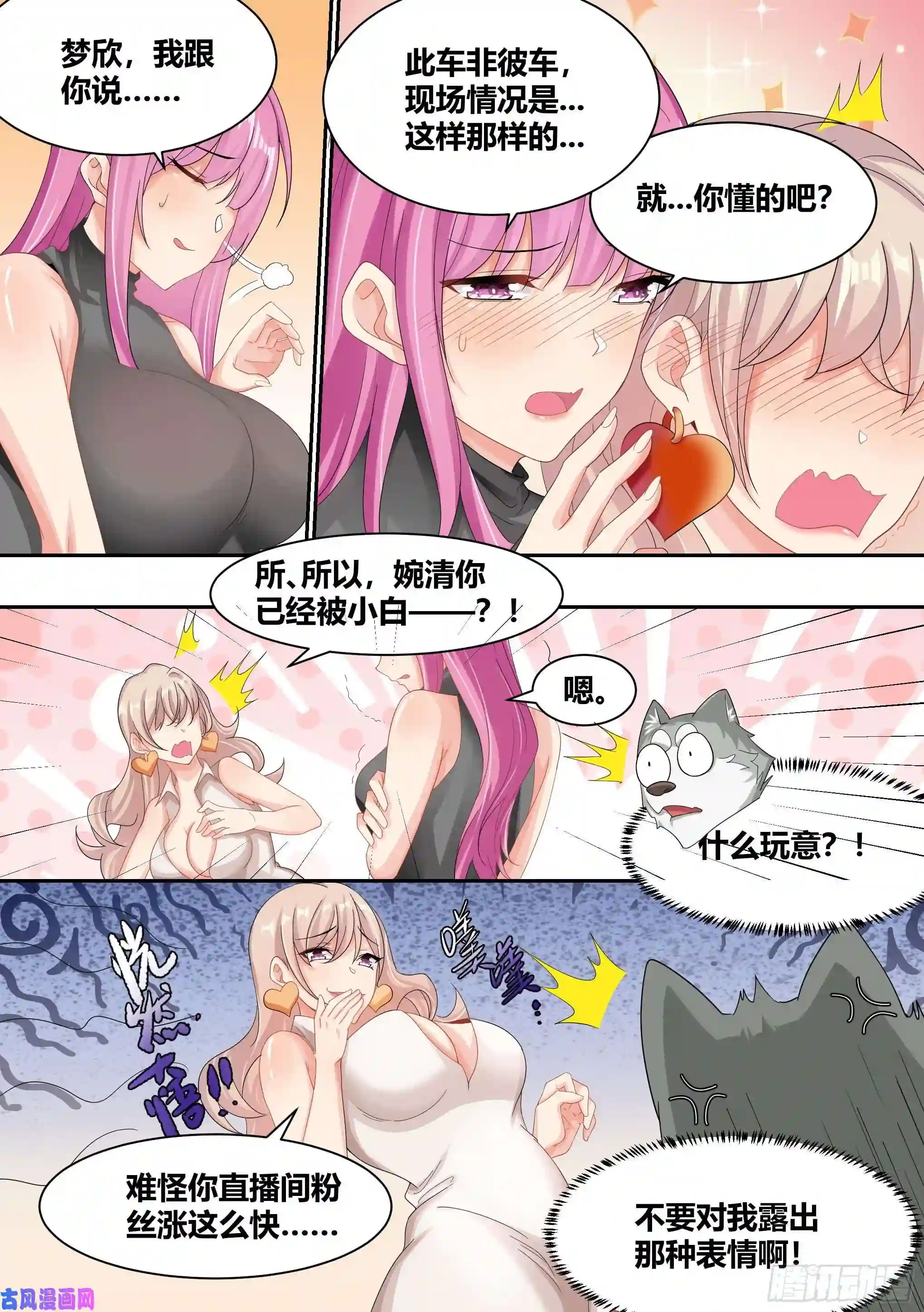 直播：女神家的哈士奇天秀7- 我也想直播“开车”嘛