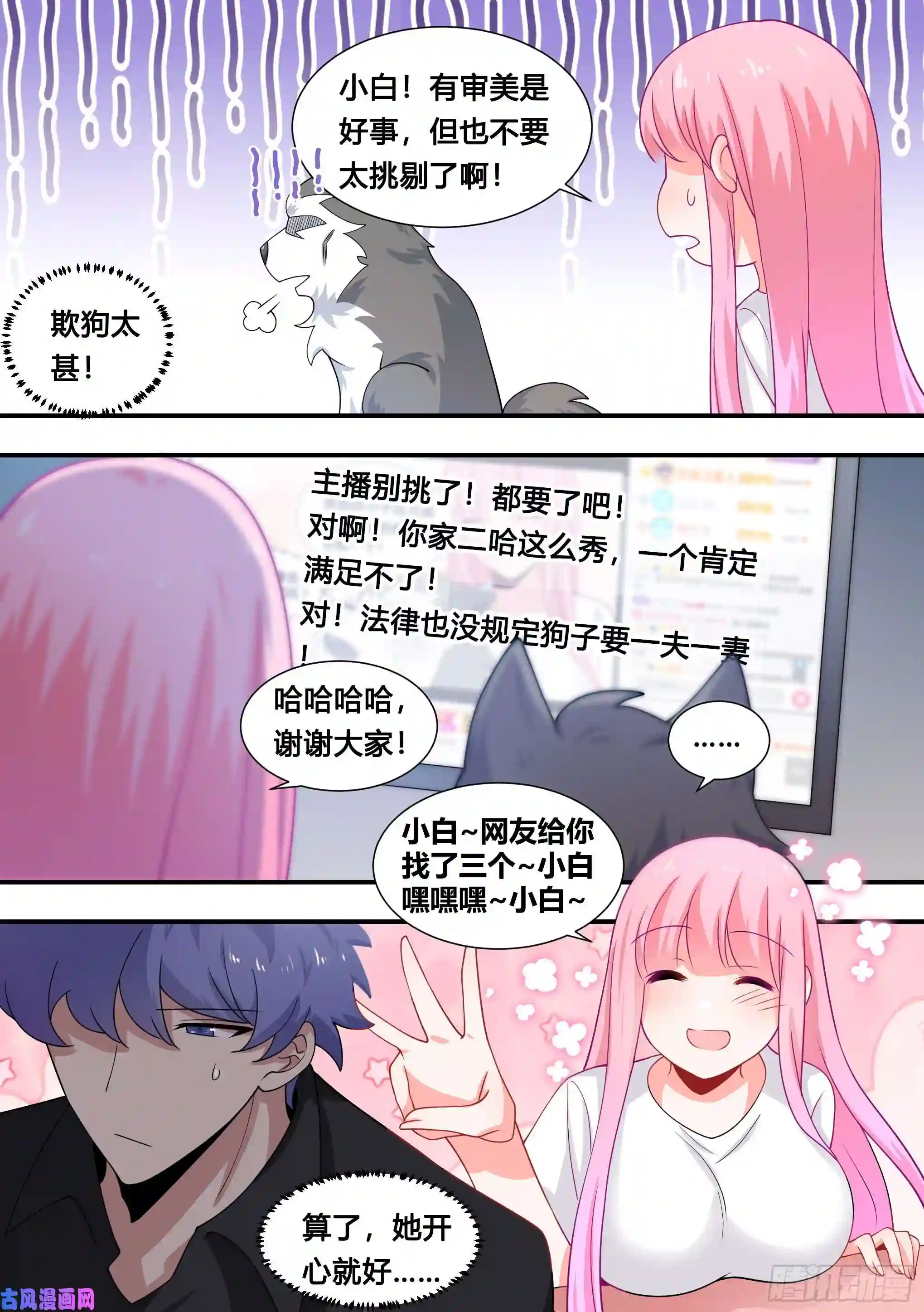 直播：女神家的哈士奇天秀107-相亲？！