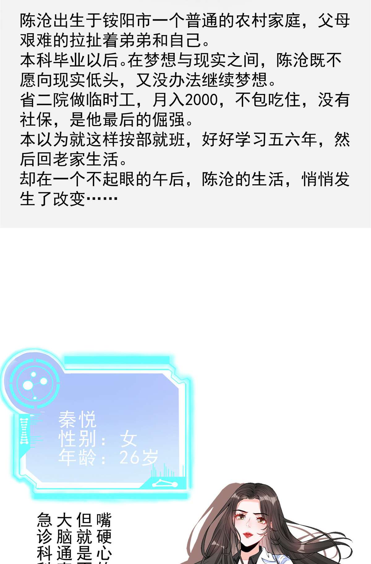 当医生开了外挂00 人物档案