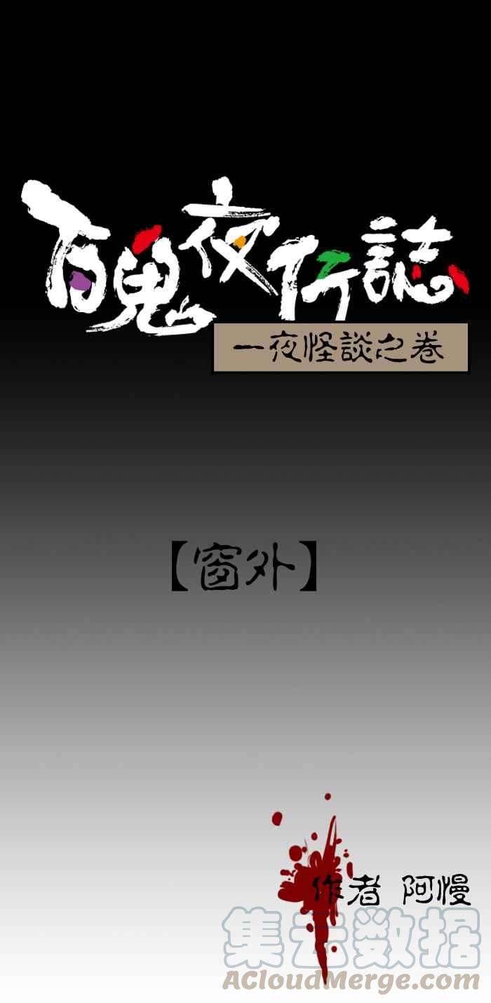 百鬼夜行志・一夜怪谈之卷第34话 窗外