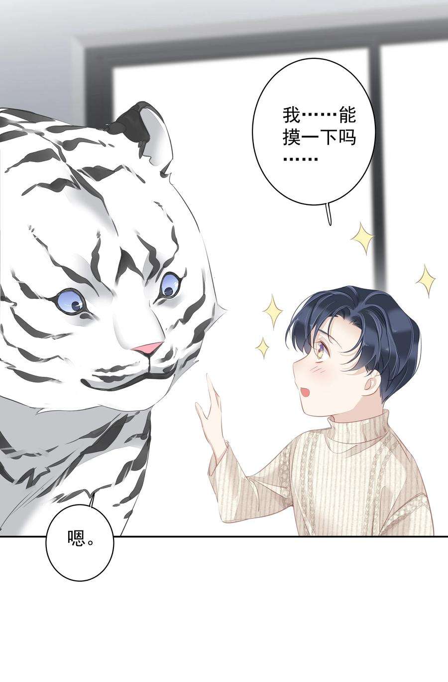 跨物种相亲035 rua~老虎毛的手感