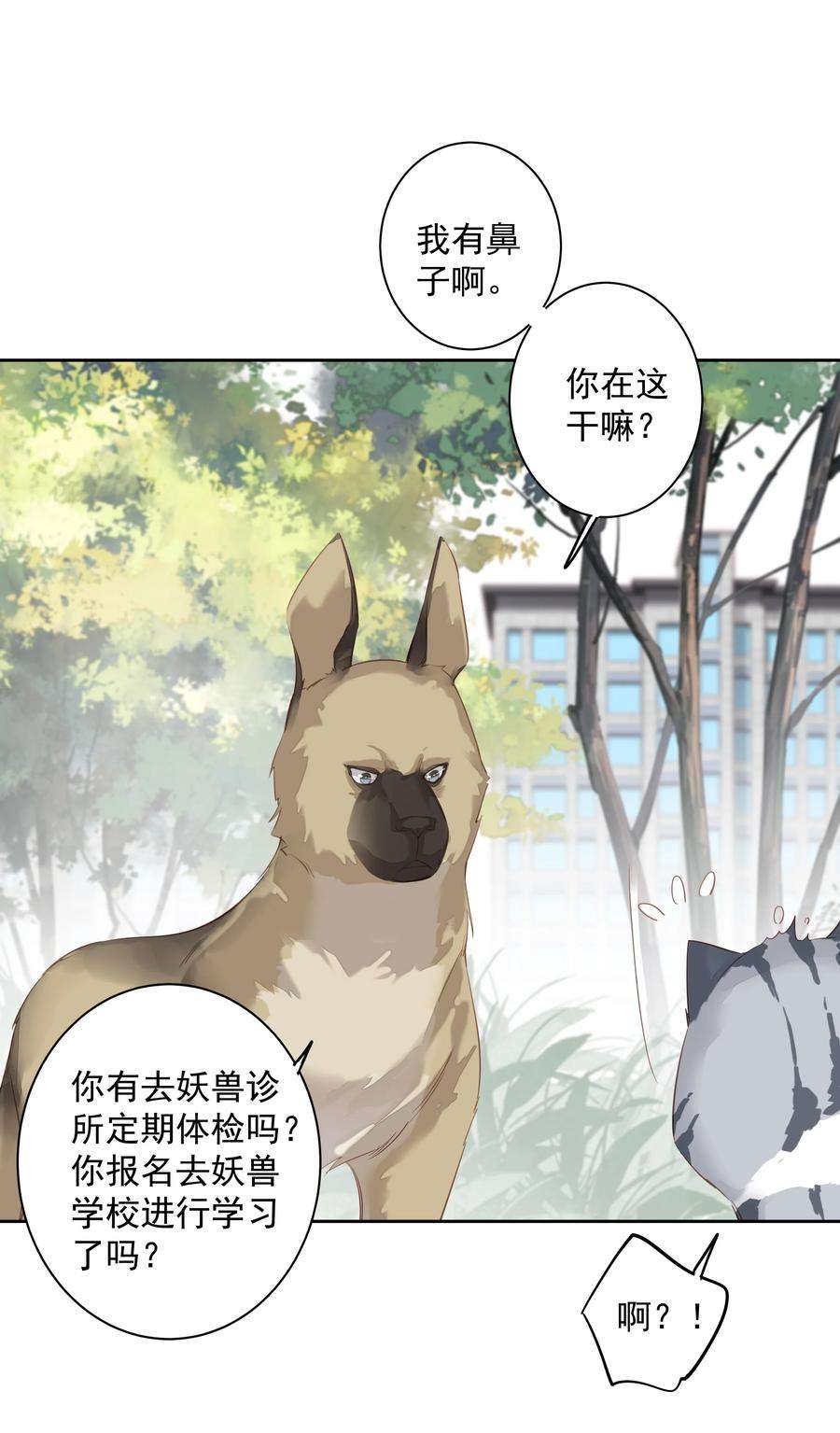 跨物种相亲047 白玉狸去上学