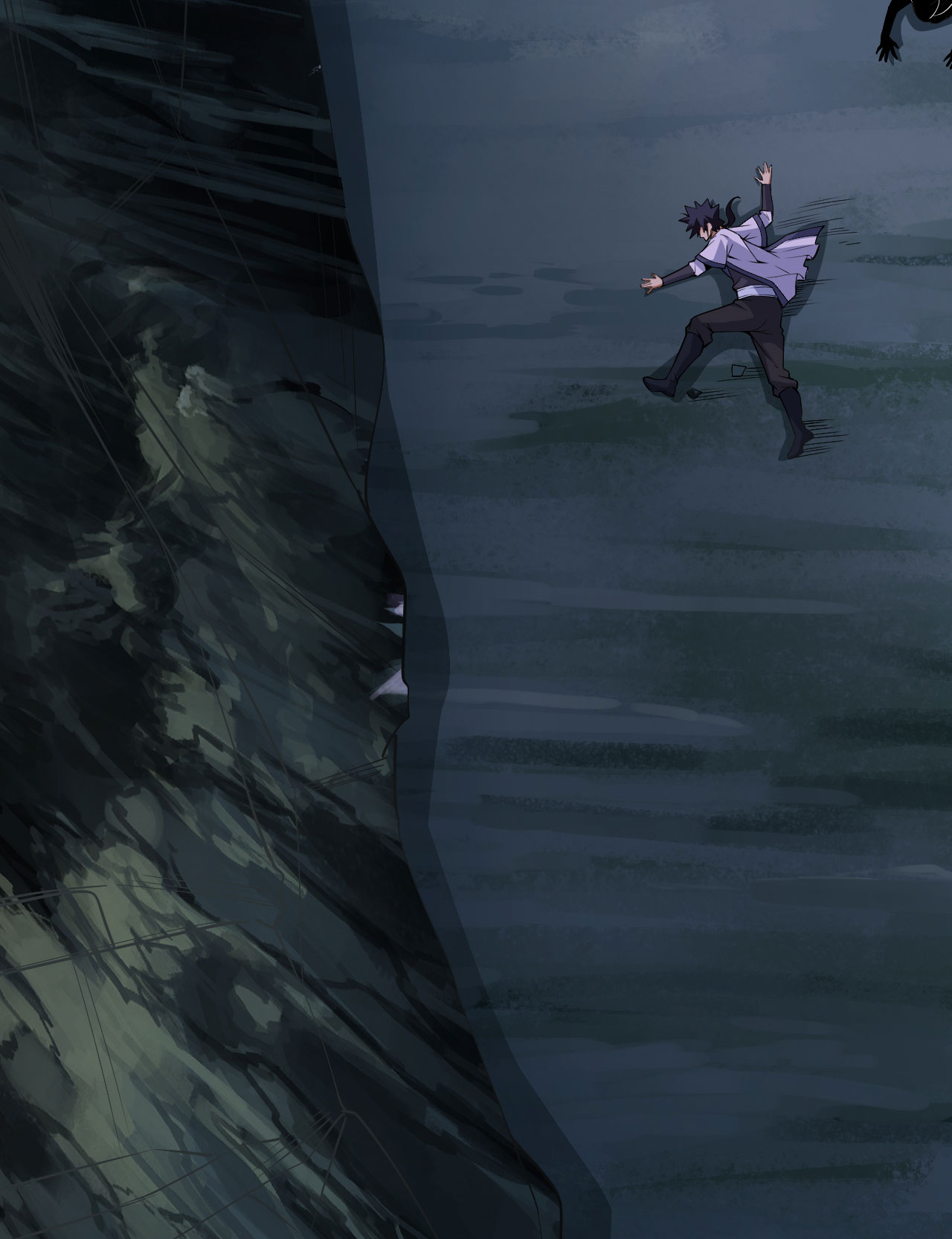 我只想被各位打死55话 崖底的高人