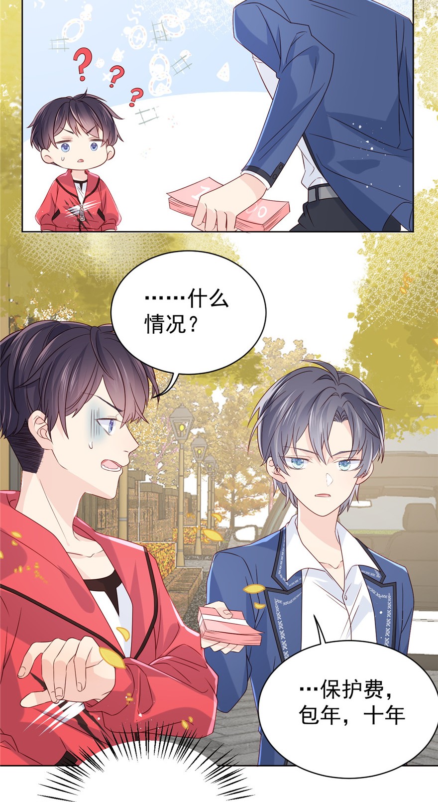 团宠大佬三岁半05 巨额保护费