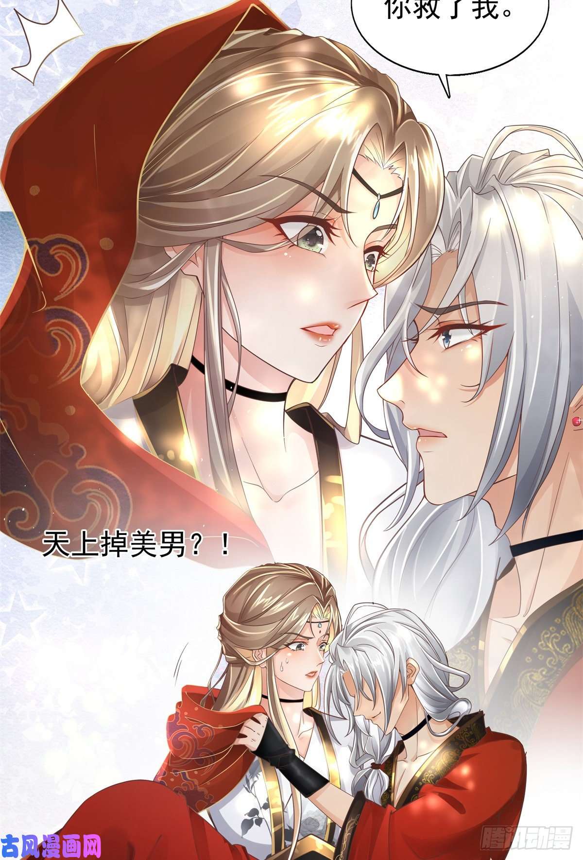 病娇王爷靠我续命01 天上掉下个美男子