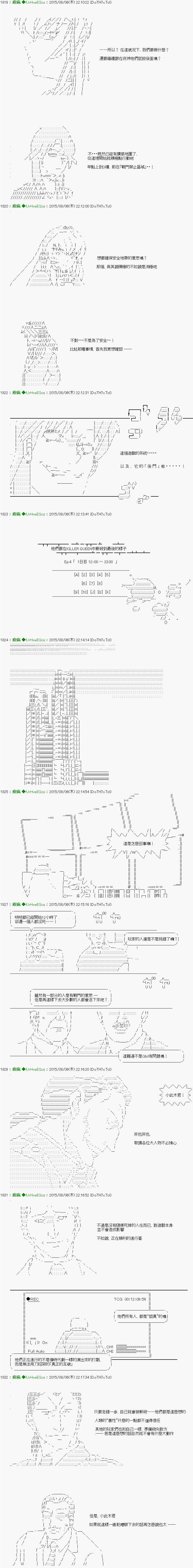 他们要在KILLER QUEEN中厮杀到最后的样子Ep.４ 「　1日目 12：00 ～ 23:00　」