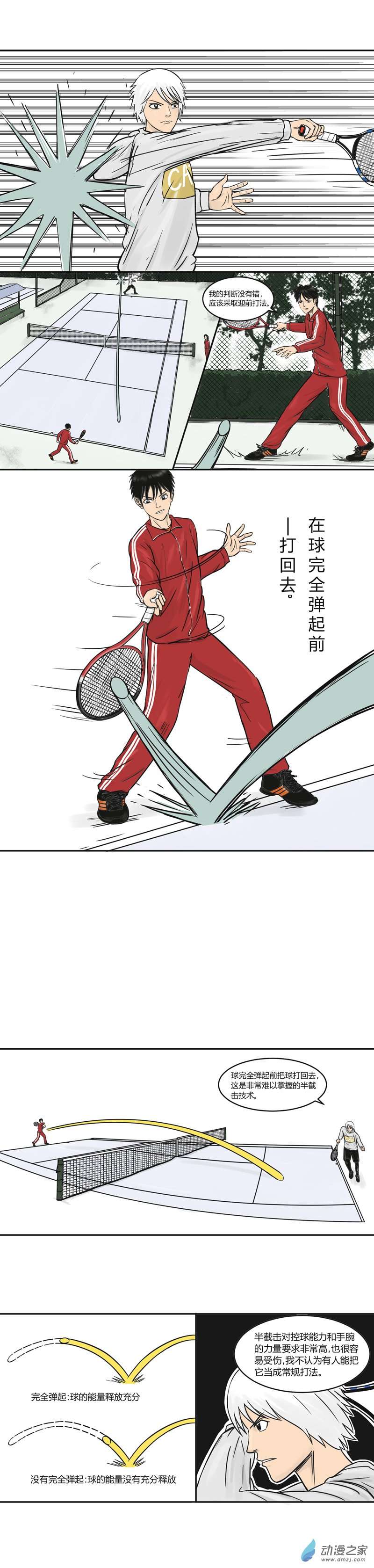 上旋高手精准击球