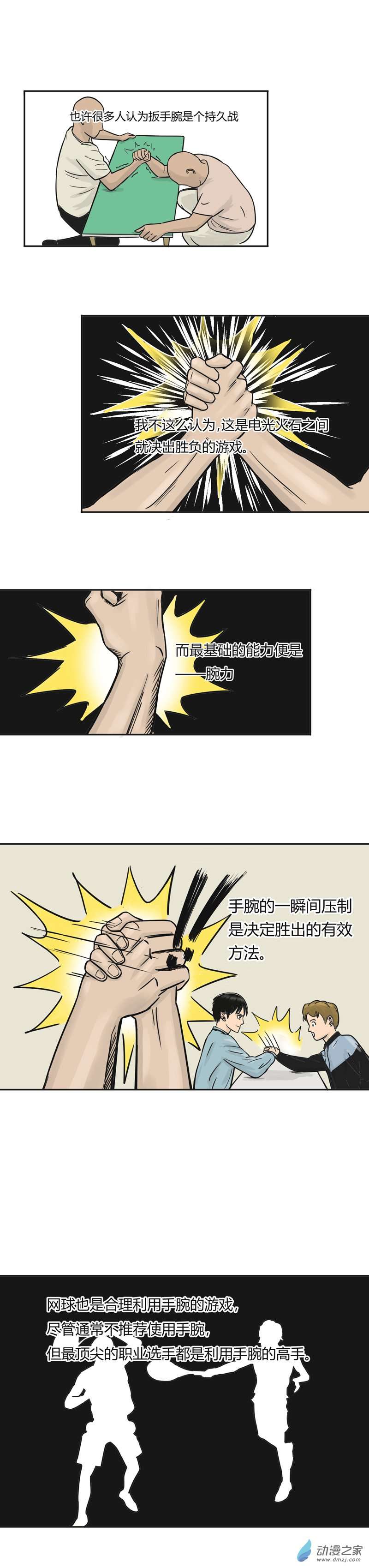 上旋高手精准击球