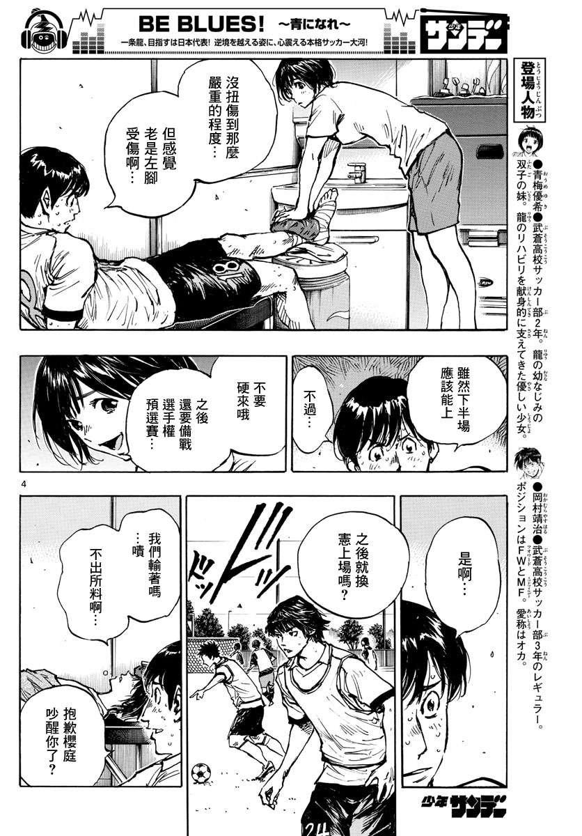 BE BLUES!~化身为青第389话