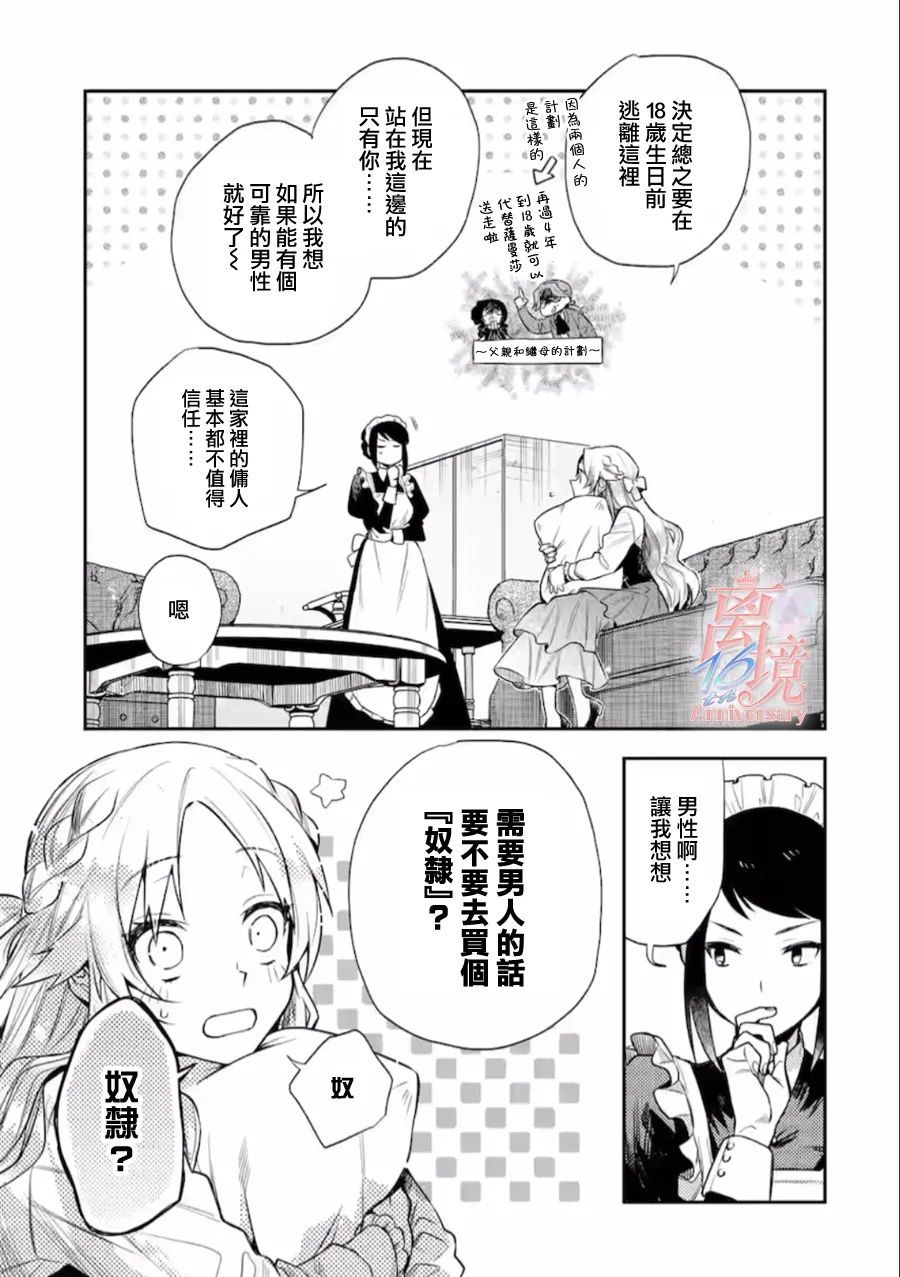 想逃离家的我、不小心买下了仰慕的大魔法使大人第01话
