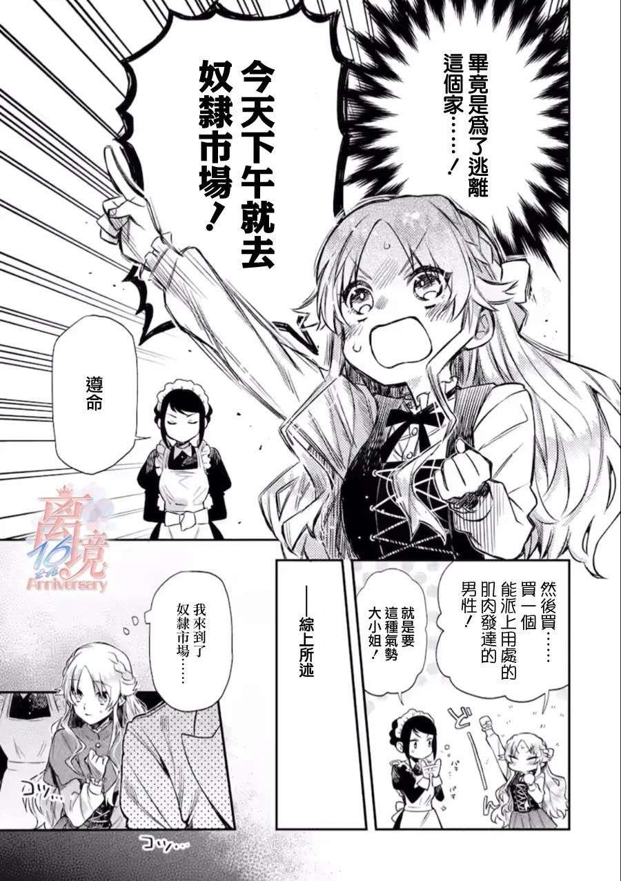 想逃离家的我、不小心买下了仰慕的大魔法使大人第01话