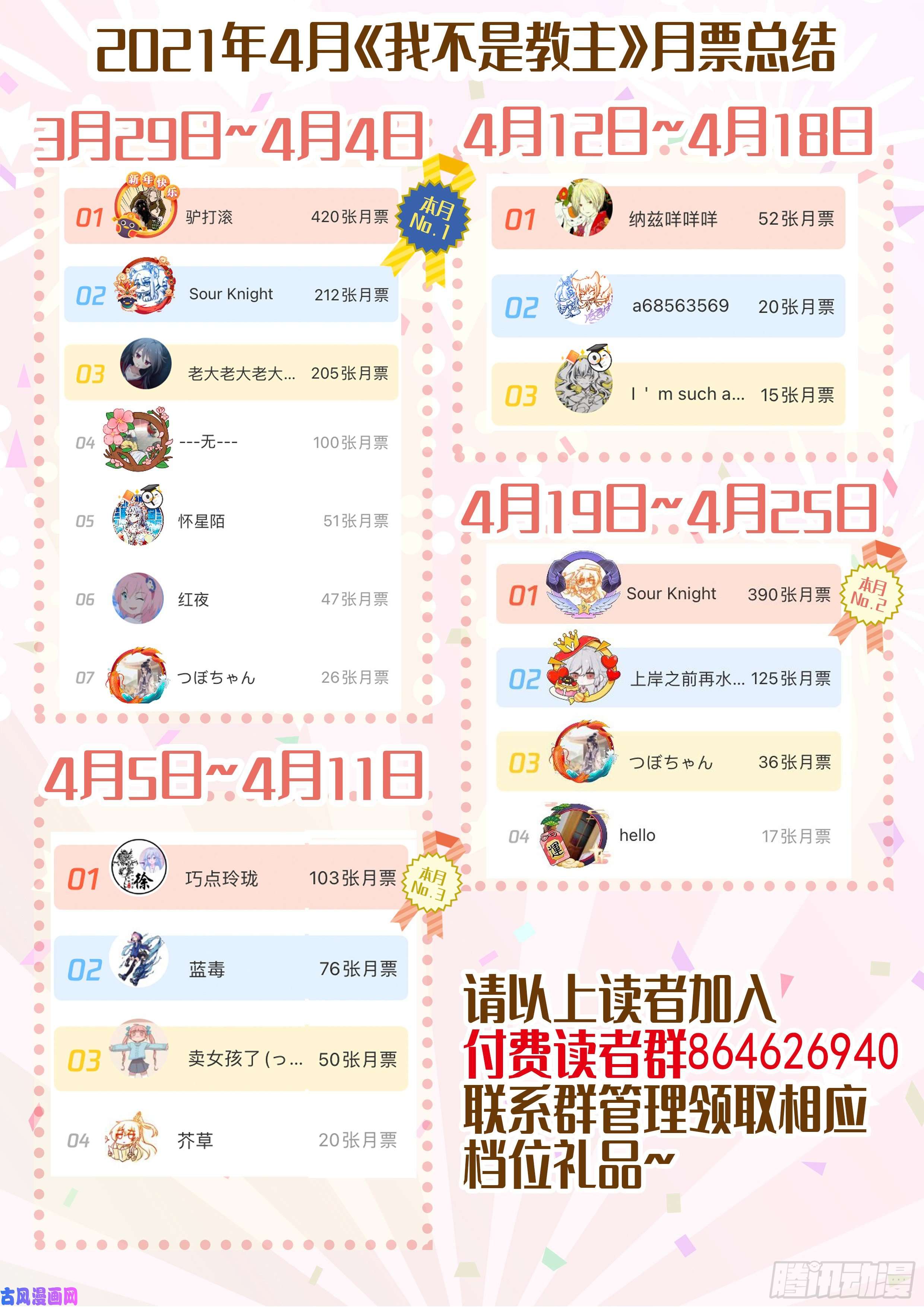我不是教主通知
