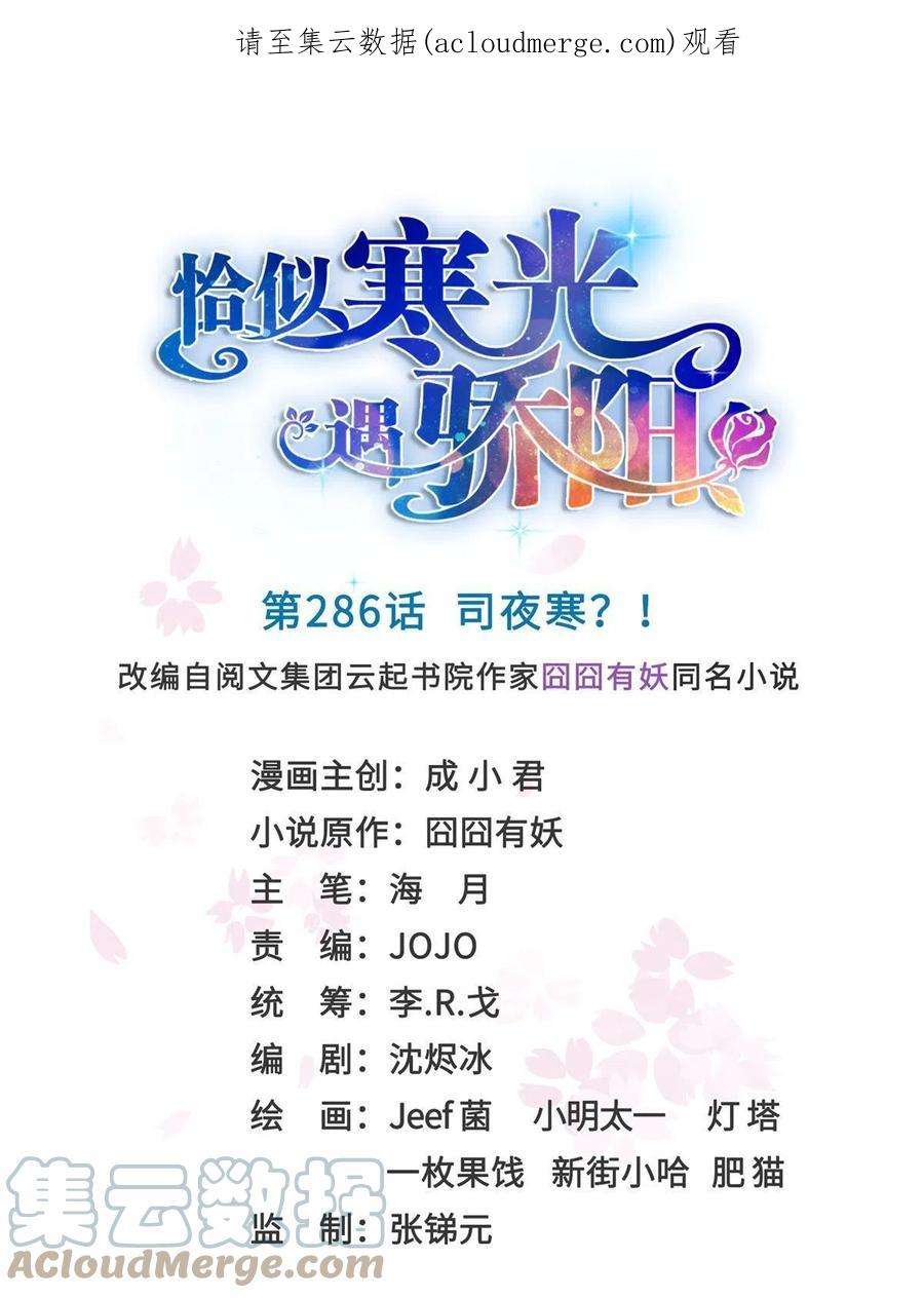 恰似寒光遇骄阳286话 司夜寒？！