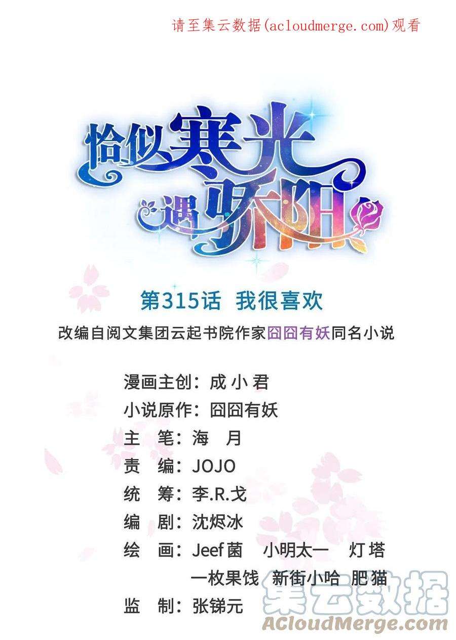 恰似寒光遇骄阳315话 我很喜欢