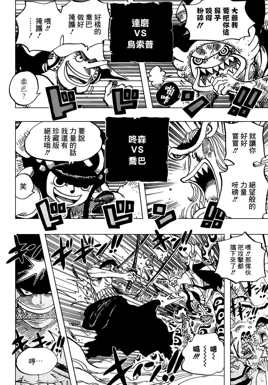 海贼王640话 鱼人鸟正上方