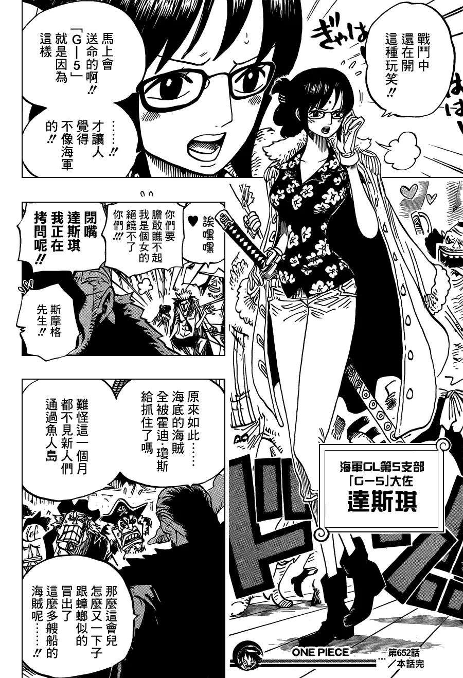 海贼王652话 前途多舛的预感