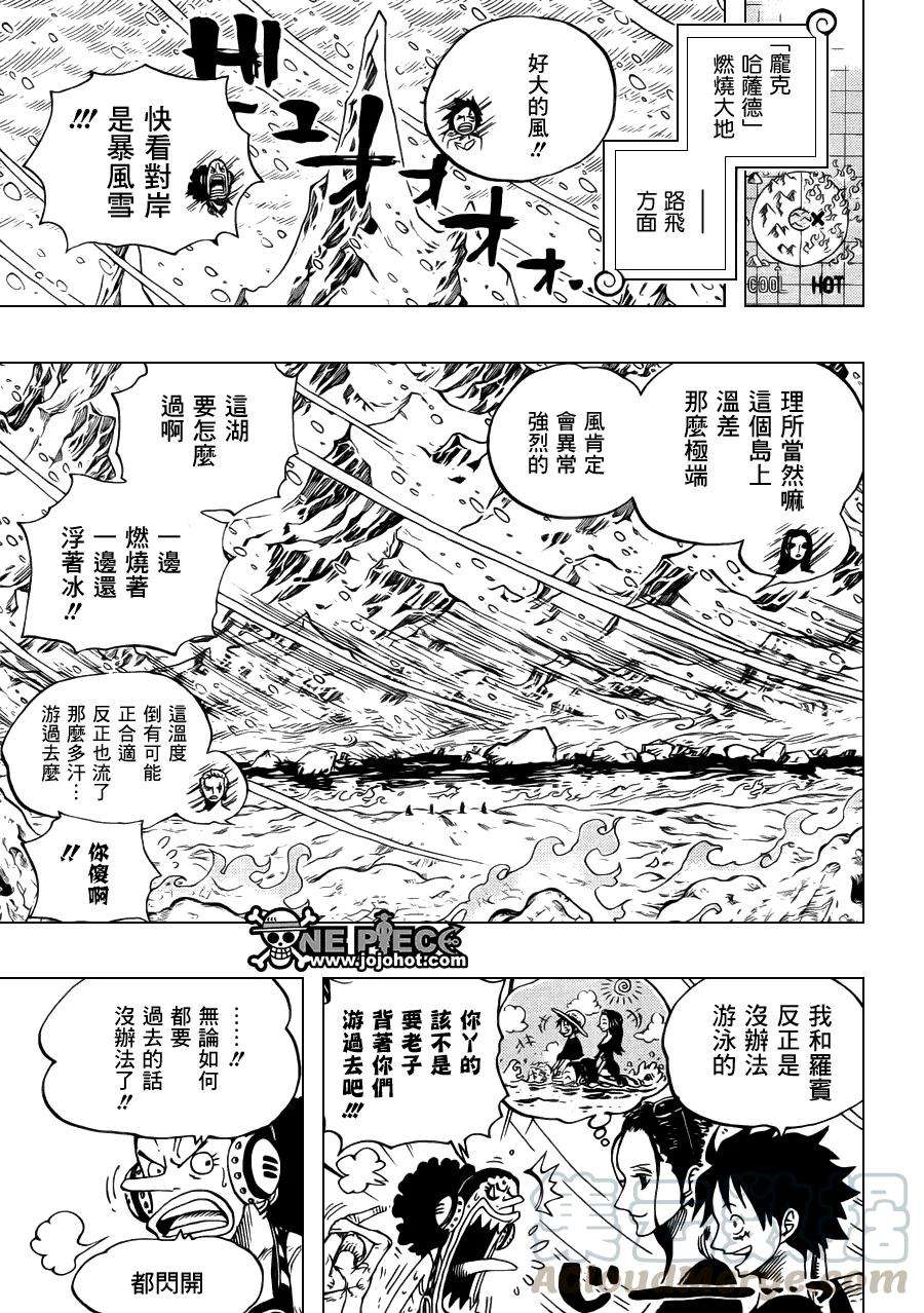 海贼王659话 身躯的遭遇