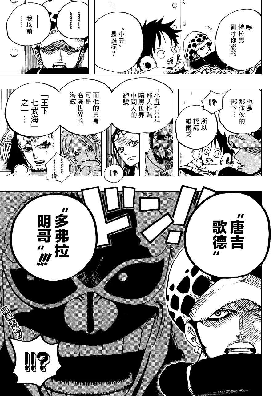 海贼王673话 维尔戈与小丑
