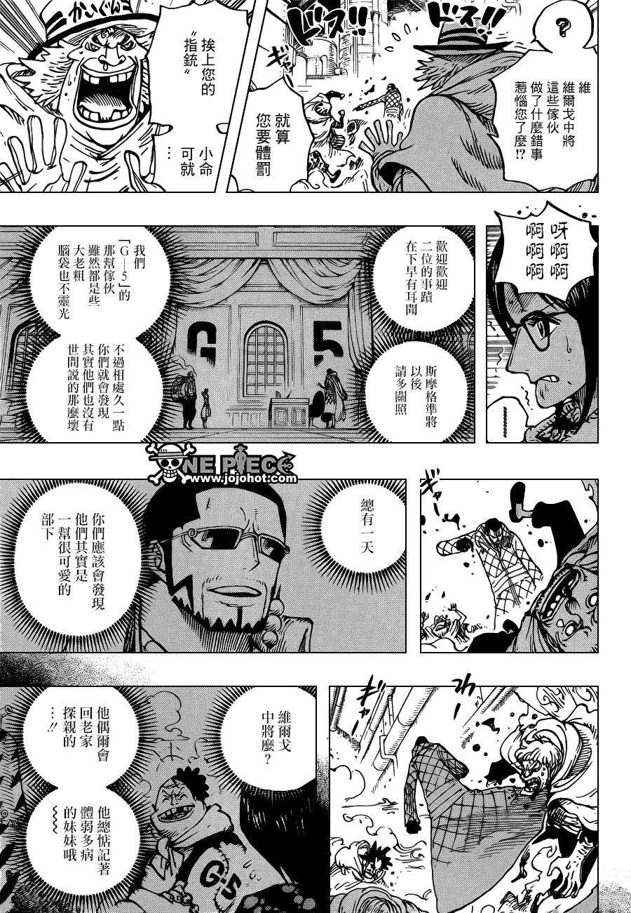 海贼王680话 海军G-5基地长[鬼竹维尔戈