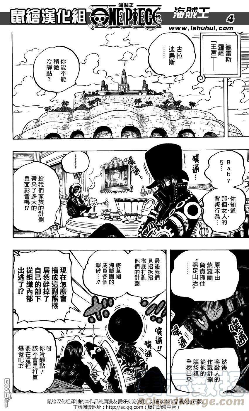 海贼王723话 变更作战