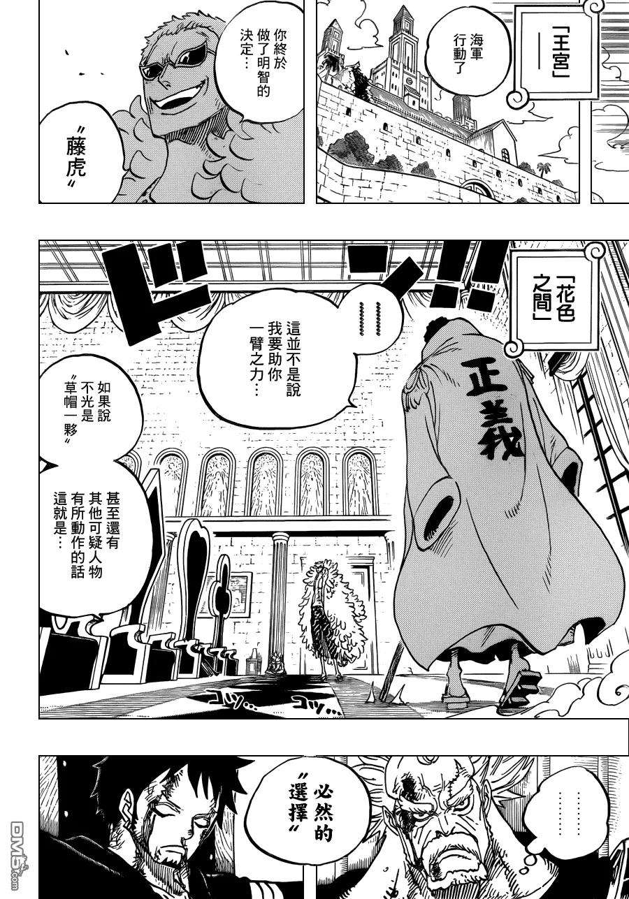 海贼王735话 藤虎的心思