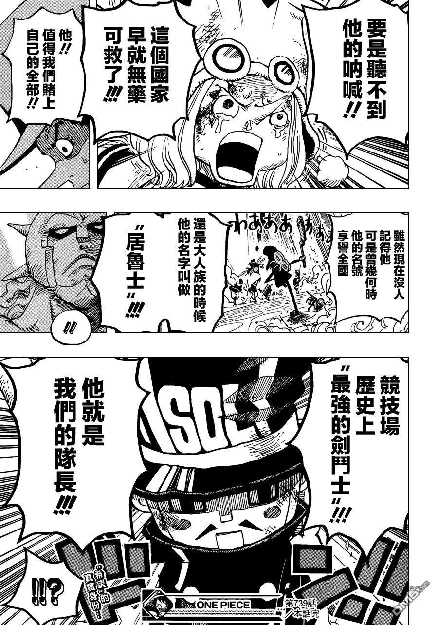 海贼王739话 队长