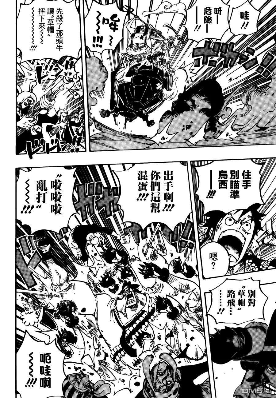 海贼王751话 萨波VS大将藤虎