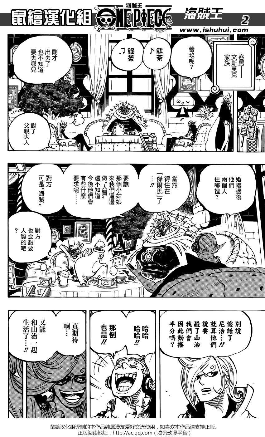 海贼王849话 镜之国里的乔老大
